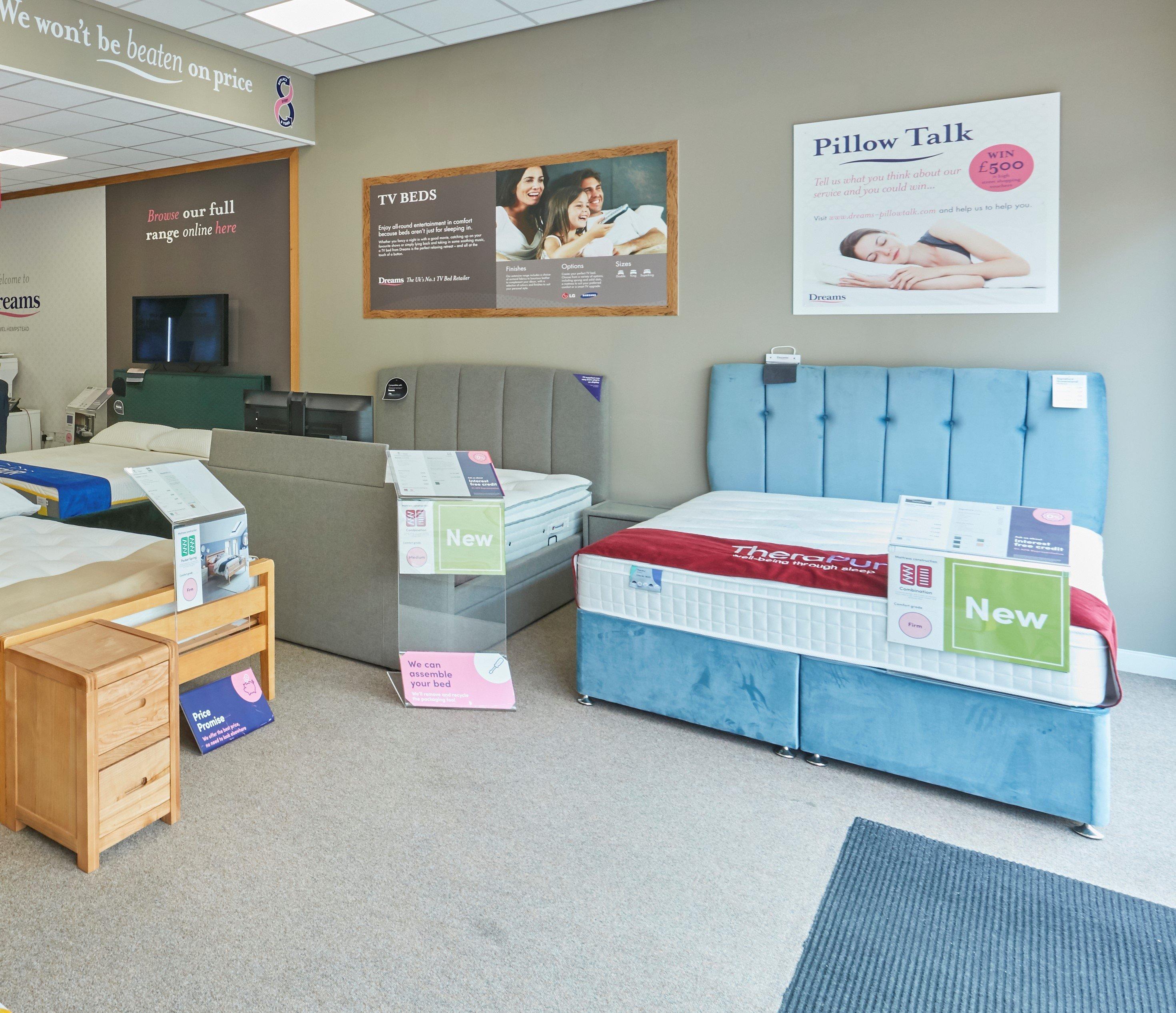 Dreams Store in Hemel Hempstead Beds, Mattresses & Furniture Dreams